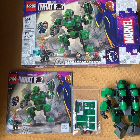 Lego 76201 Captain Carter & the Hydra Stomper - Marvel Hydra Stomper Green Mech - Picture 2 of 4